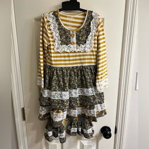 Ruffles by Tutu and Lulu, Girl’s Matching Set, Dress and Leggings